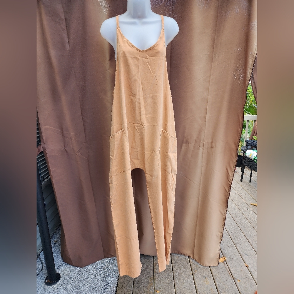 Wide Leg Jumpsuit with Pockets